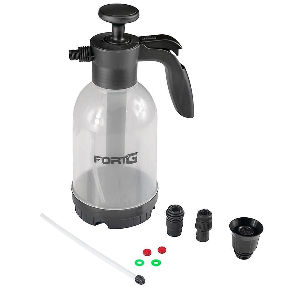 Aparelho Pulverizador de Compressao Previa Profissional 2 Litros com 3 Bicos e Haste de Pressao Interna Solida FORTGPRO-FG9051Y