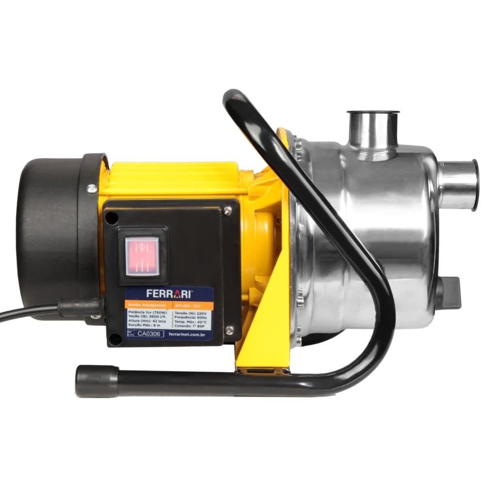 Bomba D Agua Auto Aspirante 1CV 220V JETI-100 FERRARI-AAB1020045