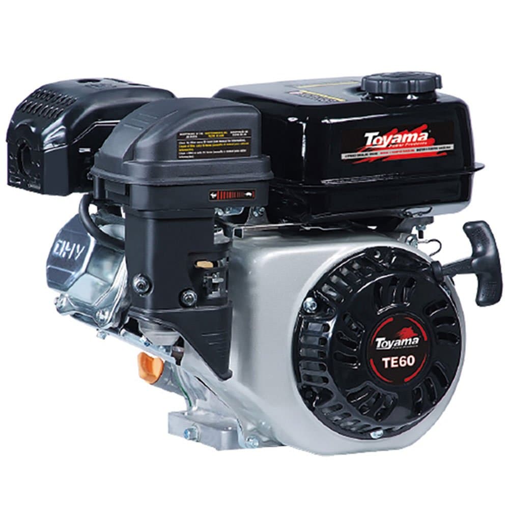 Motor a Gasolina TE60N-XP 4T Refrigerado a Ar 6HP 180CC com Partida Manual TOYAMA-004-030