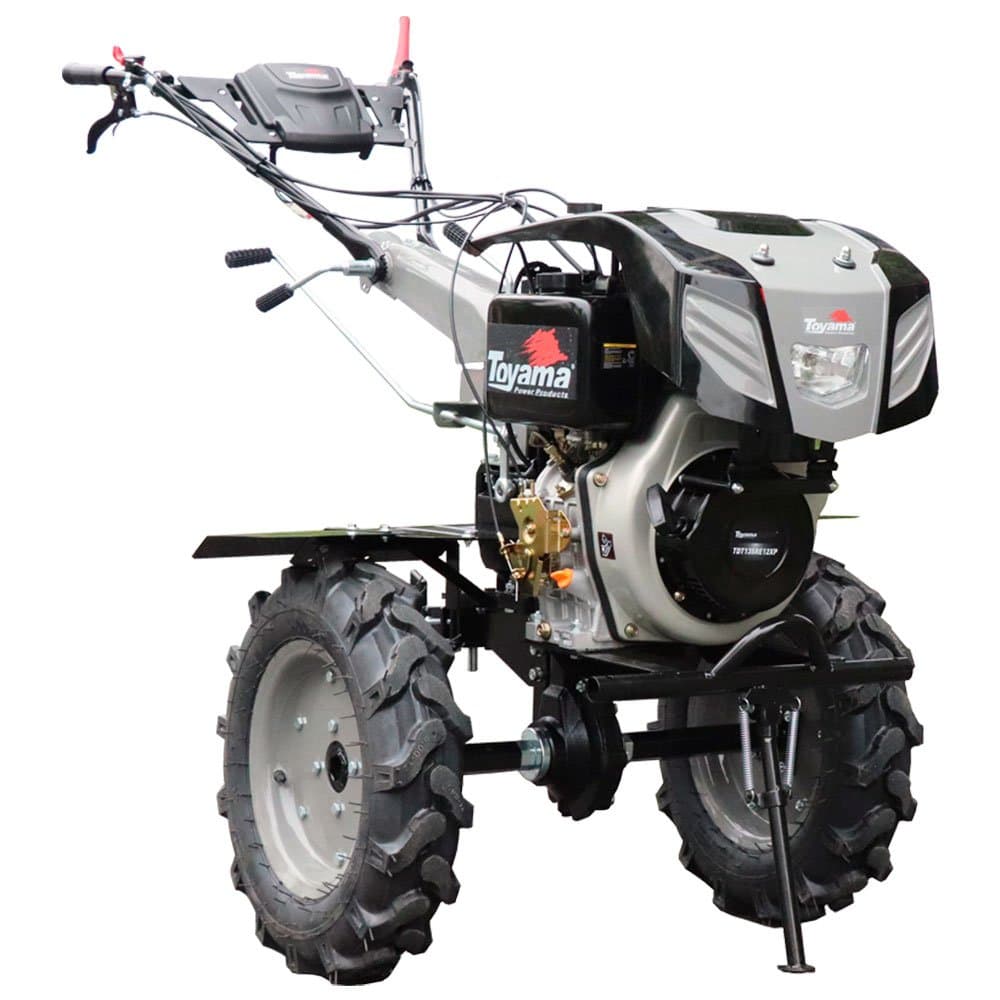 Motocultivador a Diesel TDT135RE12-XP 4T 11HP 418CC Partida Eletrica e Manual com Farol TOYAMA-704-013