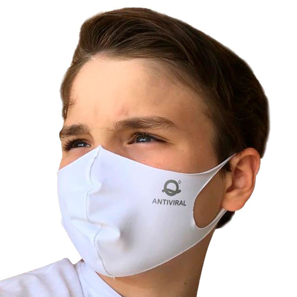 Mascara de Tecido Antiviral Branco Infantil CHROMALIQUIDO-CLOMASC002PA-BRANCO
