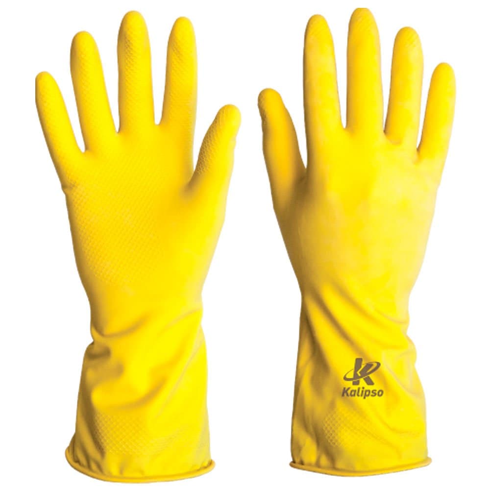 Luva Multiuso Latex Ligth Amarela Tamanho G KALIPSO-T09-G-020453