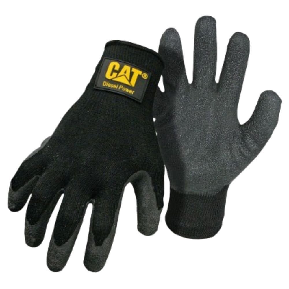 Luva para Trabalho de Latex Preta Grande CATERPILLAR-CAT017410