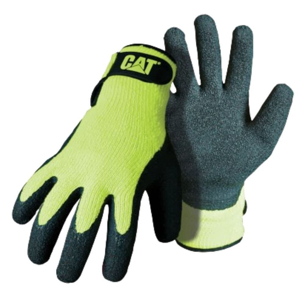 Luva para Trabalho de Latex Alta Visibilidade Grande CATERPILLAR-CAT017417