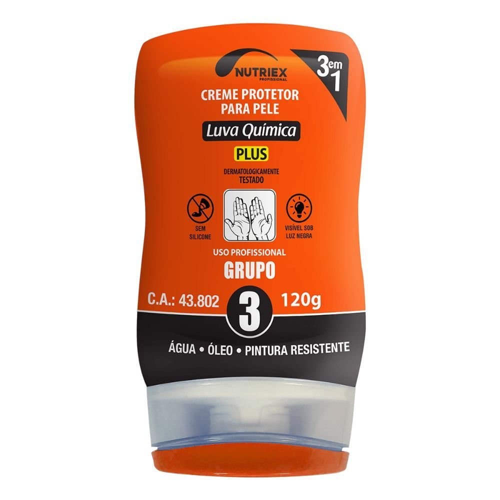 Creme Protetor Luva Quimica Grupo 3 120g NUTRIEX-64709