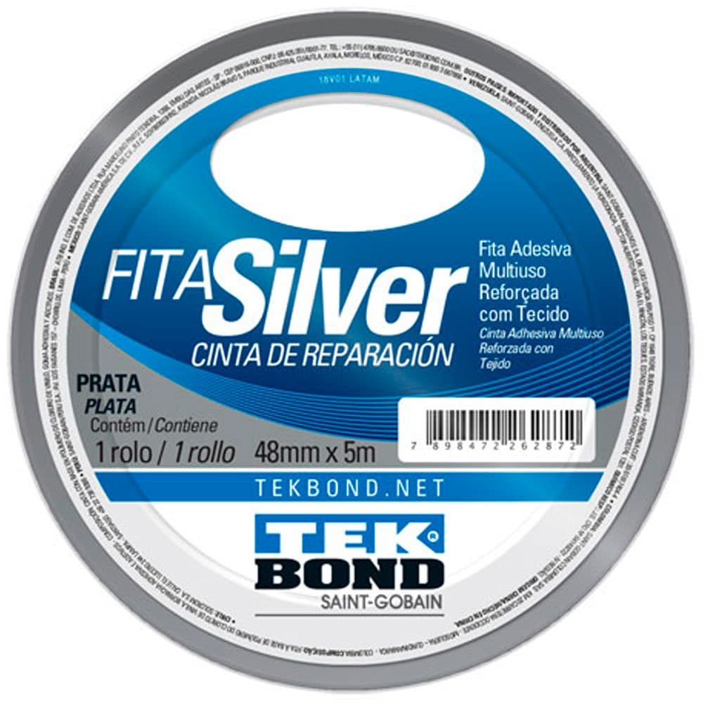 Fita Silver Prata 48mm x 25m TEKBOND-21181048600