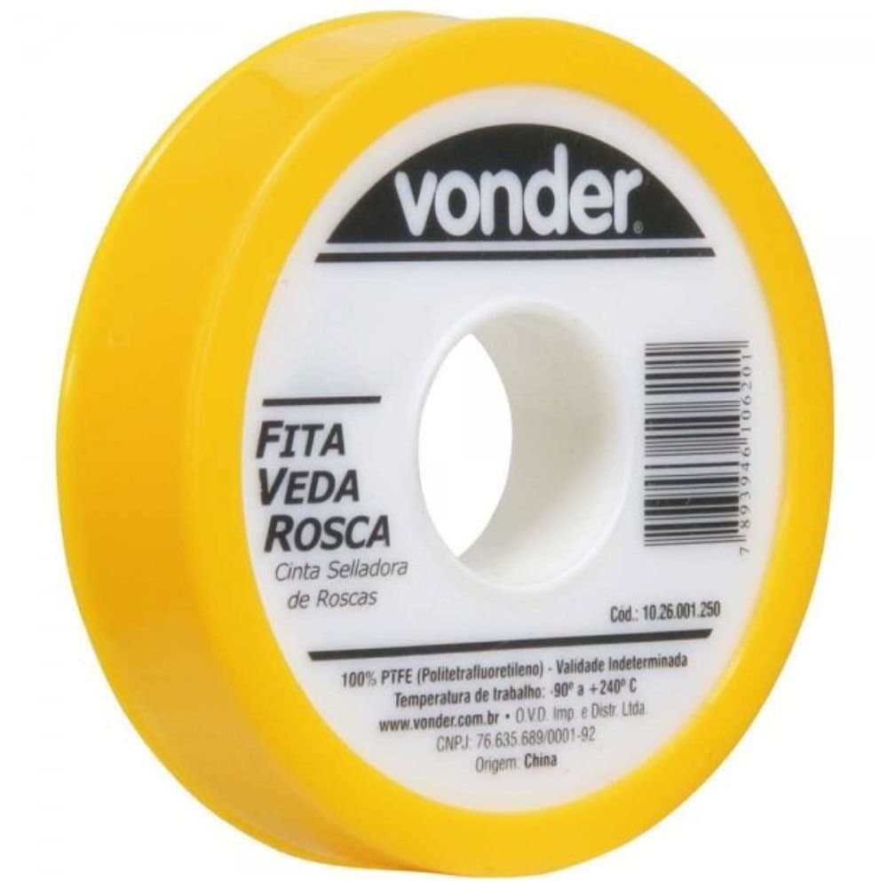 Fita Veda Rosca 18mm x 50m VONDER-1026001850