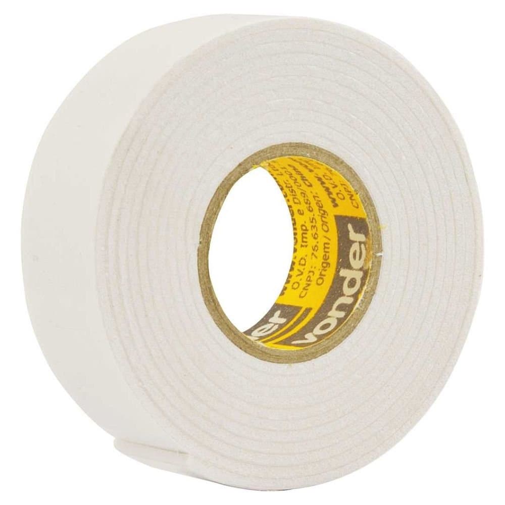Fita Dupla Face 19 mm X 15 Metros VONDER-FITA DUPLA FACE