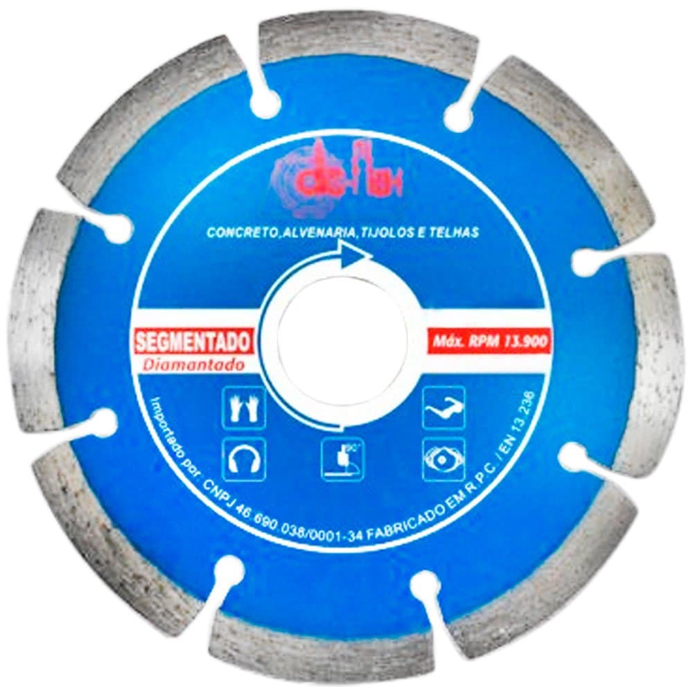 Disco Diamantado Segmentado 14 x 2 Pol para Granito e Marmore com Bucha 254mm DISFLEX-21021