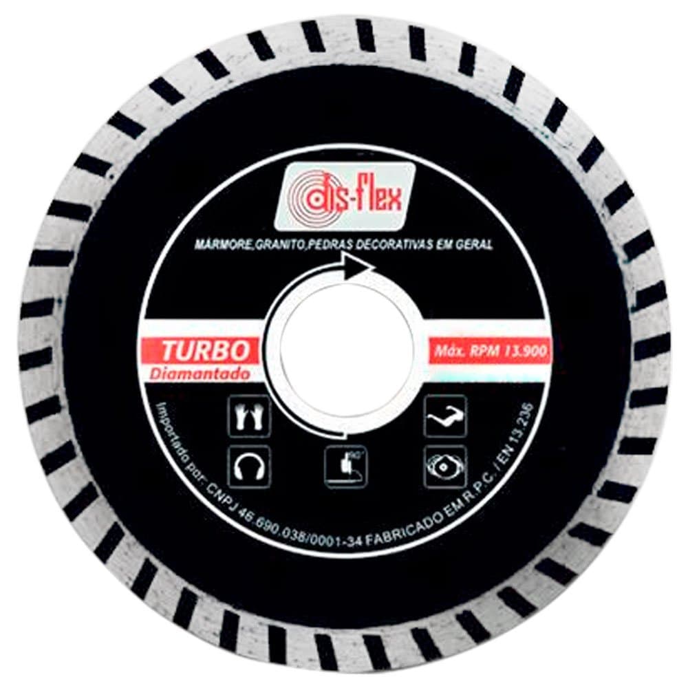 Disco Diamantado Turbo Performance 434 x 34 Pol com Bucha 158mm DISFLEX-21001