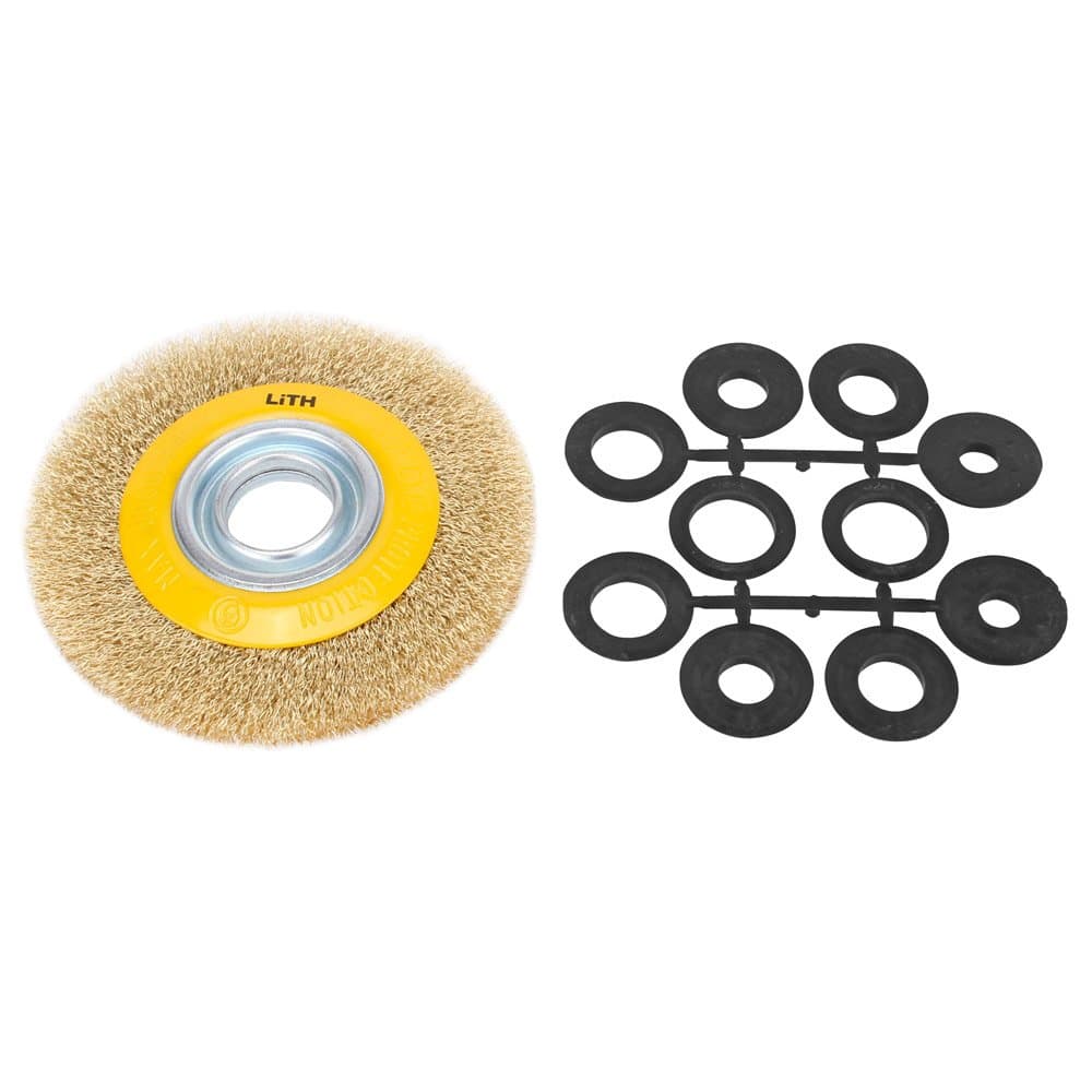 Escova Circular Arame Ondulado Aco 6 x 12 Pol LITH-LT2441