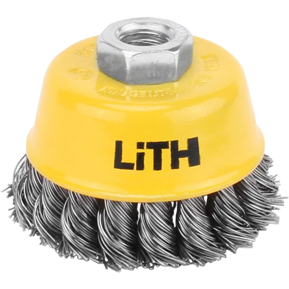 Escova de Aco Trancada 75mm 4 Pol LITH-LT2451