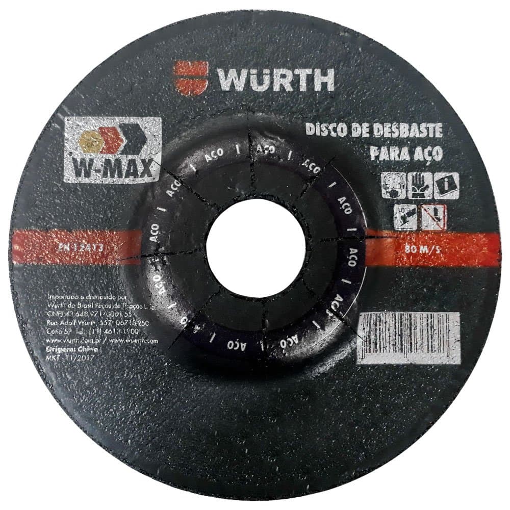 Disco de Desbaste Abrasivo W Max 412 Pol WURTH-5986115106