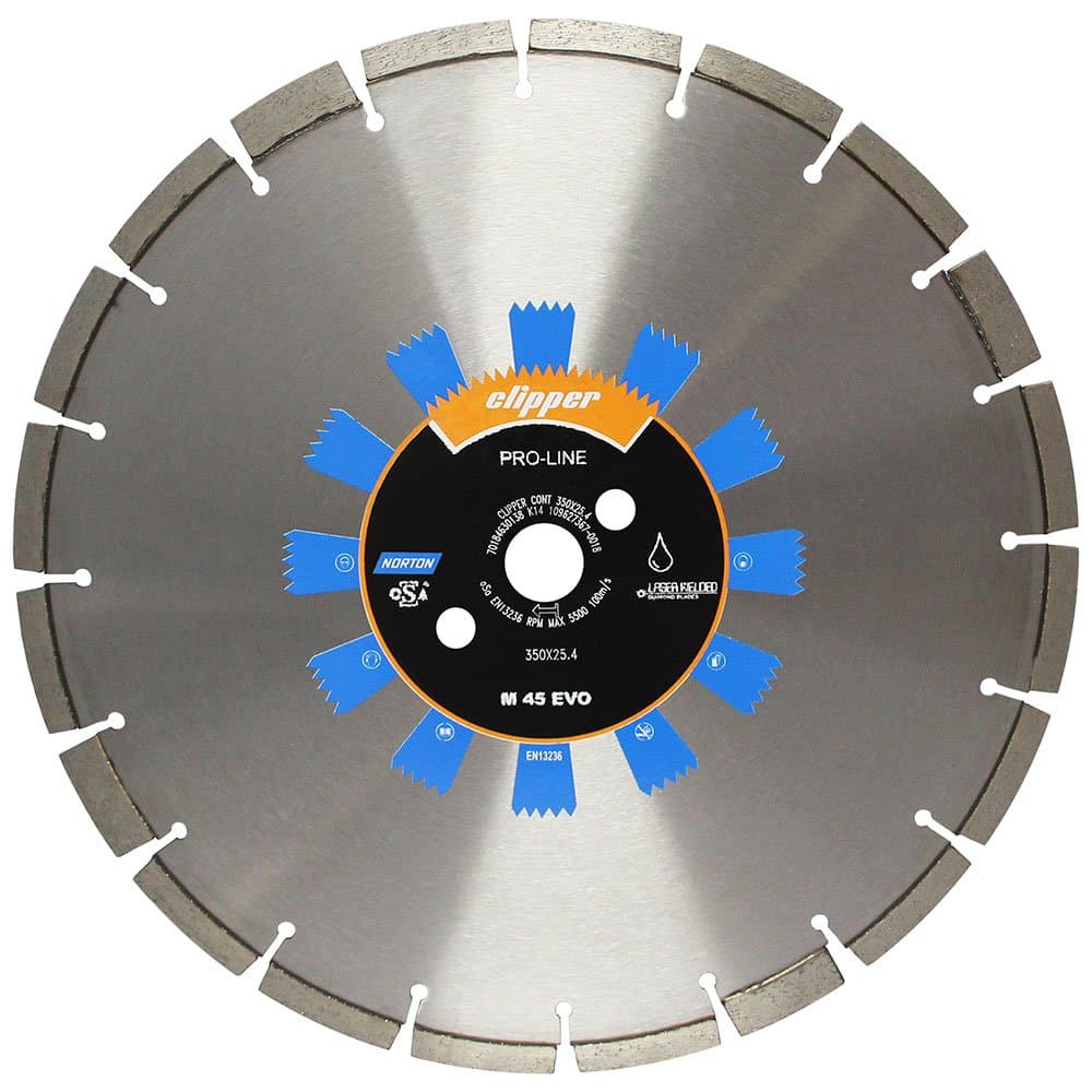 Disco de Corte Diamantado para Concreto Verde 350x254mm NORTON-70184630138