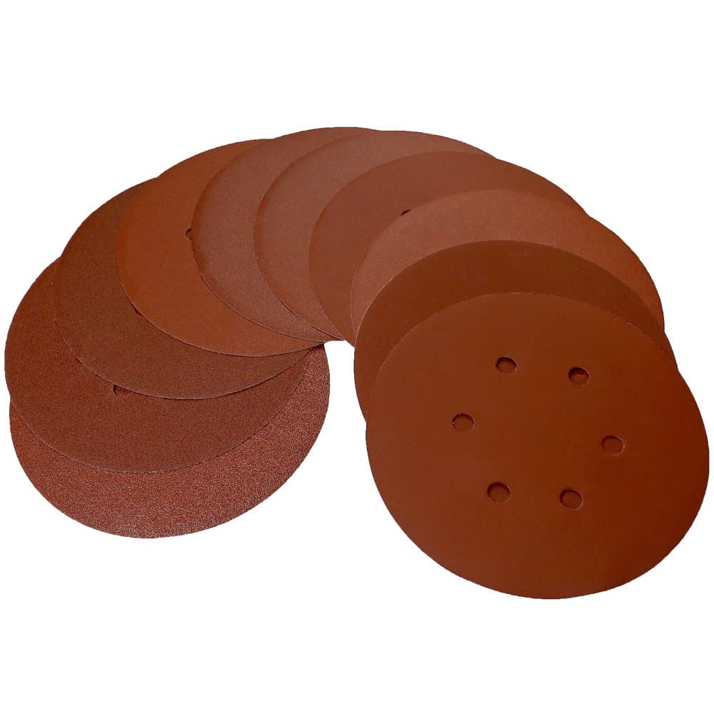 10 Discos de Lixa Oxido de Aluminio Grao 120 228mm FORTGPRO-FG7088C