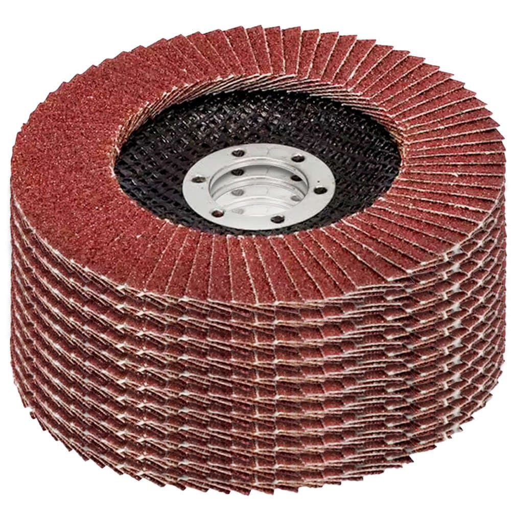 Kit com 11 Discos de Desbaste 115x22mm Tipo Flap Grao 80 MTX-K5896