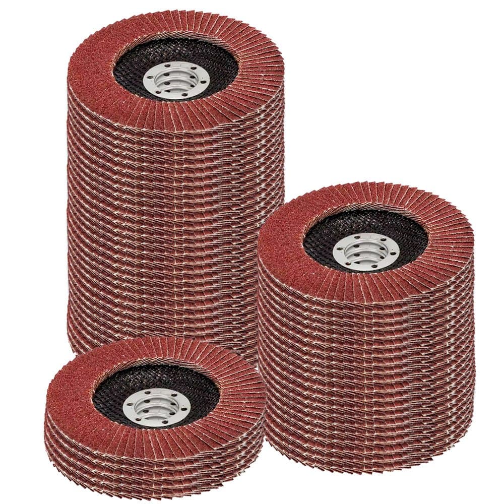Kit com 55 Discos de Desbaste 115x22mm Tipo Flap Grao 80 MTX-K5897