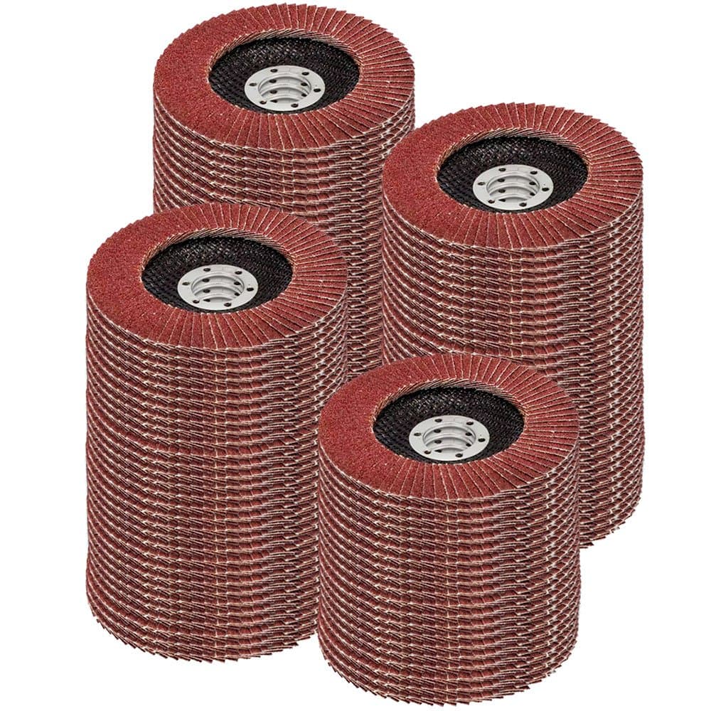 Kit com 110 Discos de Desbaste 115x22mm Tipo Flap Grao 80 MTX-K5898