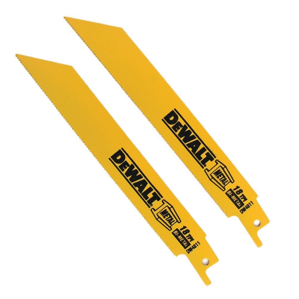 Lamina para Serra Sabre corte Metal 6 X 18Pol com 2 Unidades DEWALT-DW4811-2