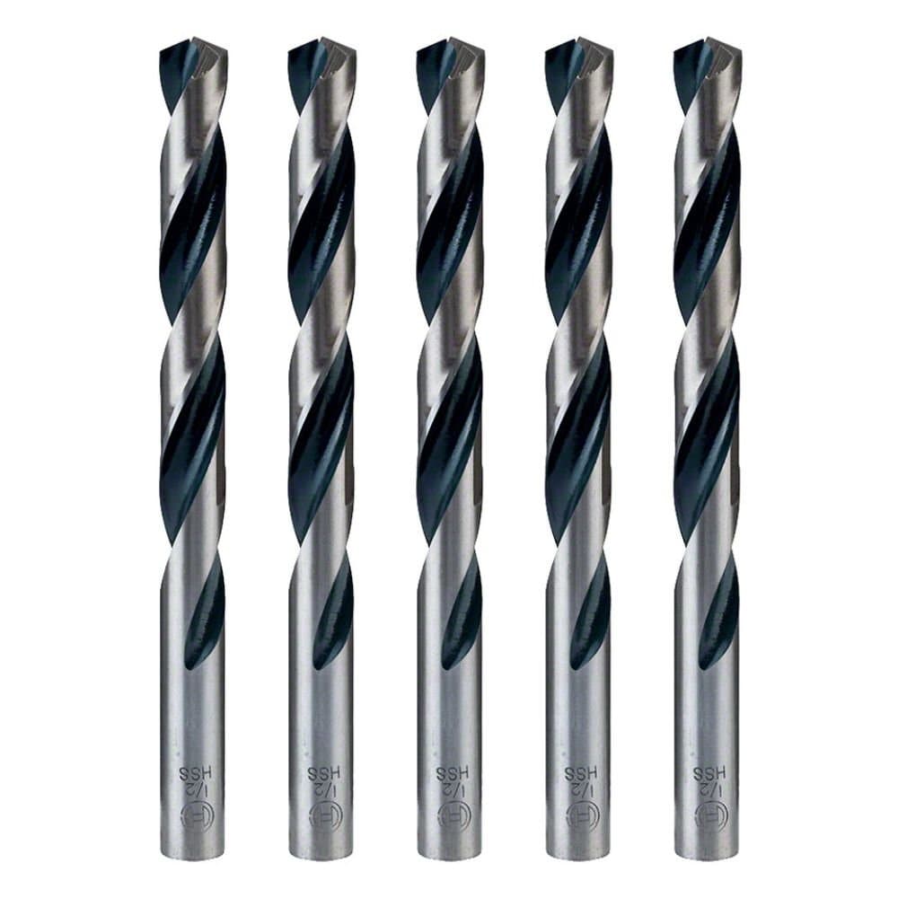 Jogo de Brocas para Metal HSS PointTeQ 12 Pol com 5 Pecas BOSCH-2608577344