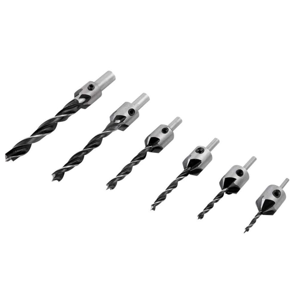 Jogo de brocas 3 pontas com escariador 3 mm a 10 mm jogo com 7 pecas VONDER-3599003010