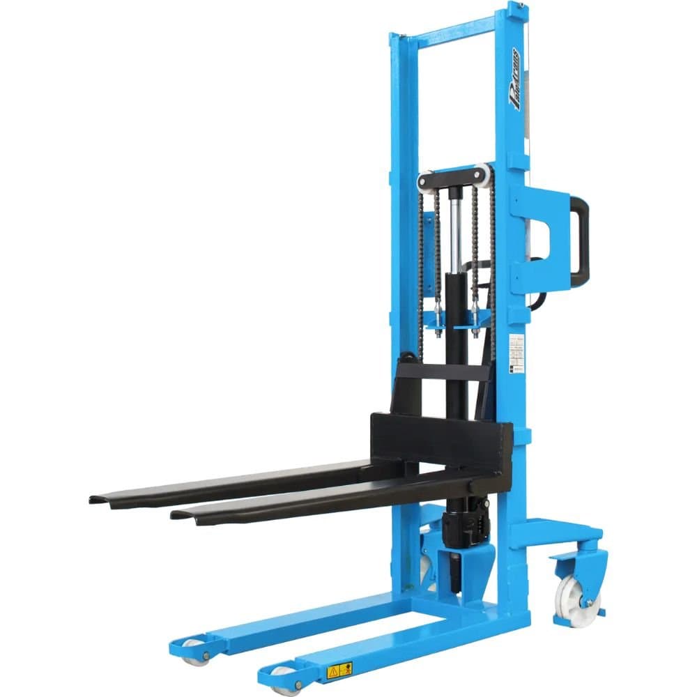 Empilhadeira Manual PM1516 1500Kg 1600mm com Roda Simples de Nylon PALETRANS-0201124