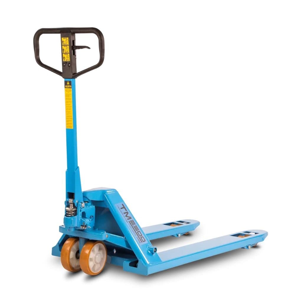 Transpalete Manual TM 2500 2500Kg 525mm com Roda Dupla de PU PALETRANS-TM-2500-RTP-525