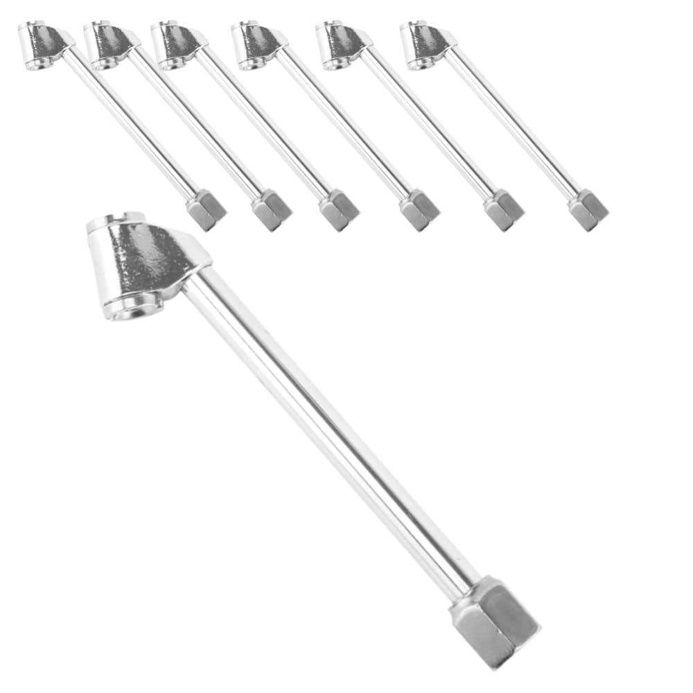 Kit com 7 Bicos para Enchimento de Pneus com Bico Duplo BSP 14Pol FORTGPRO-K6111