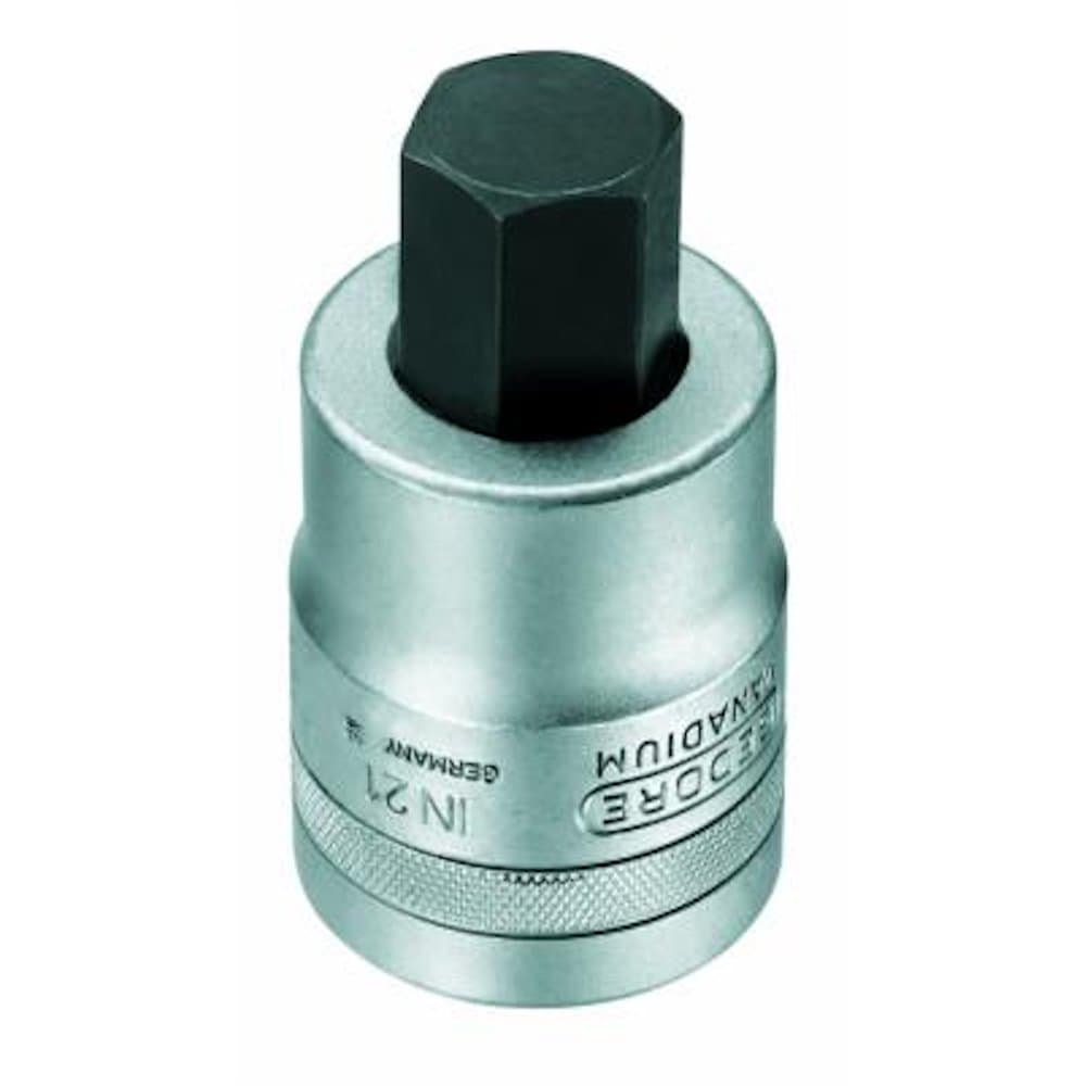 Chave Soquete CR-V com Ponta Allen 19mm com Encaixe de 1 Pol GEDORE-IN21-19