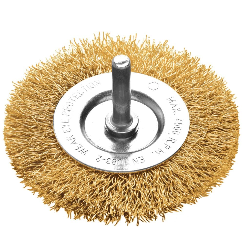 Escova Circular Arame Ondulado Latonado 3 x 14 Pol TRAMONTINA PRO-45012103