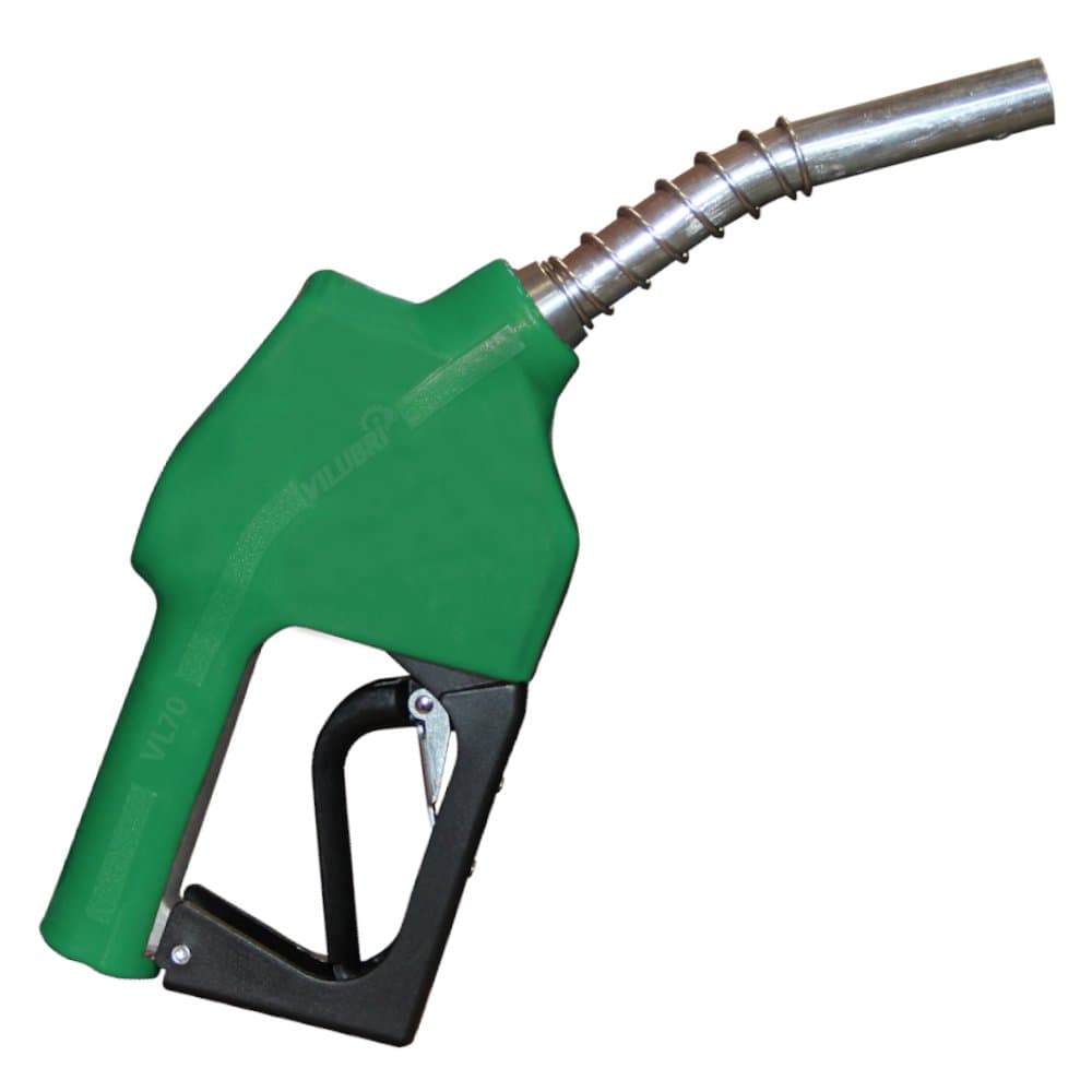 Bico Automatico de Abastecimento Verde 70lmin com Ponteira Curta 12Pol VILUBRI-1034