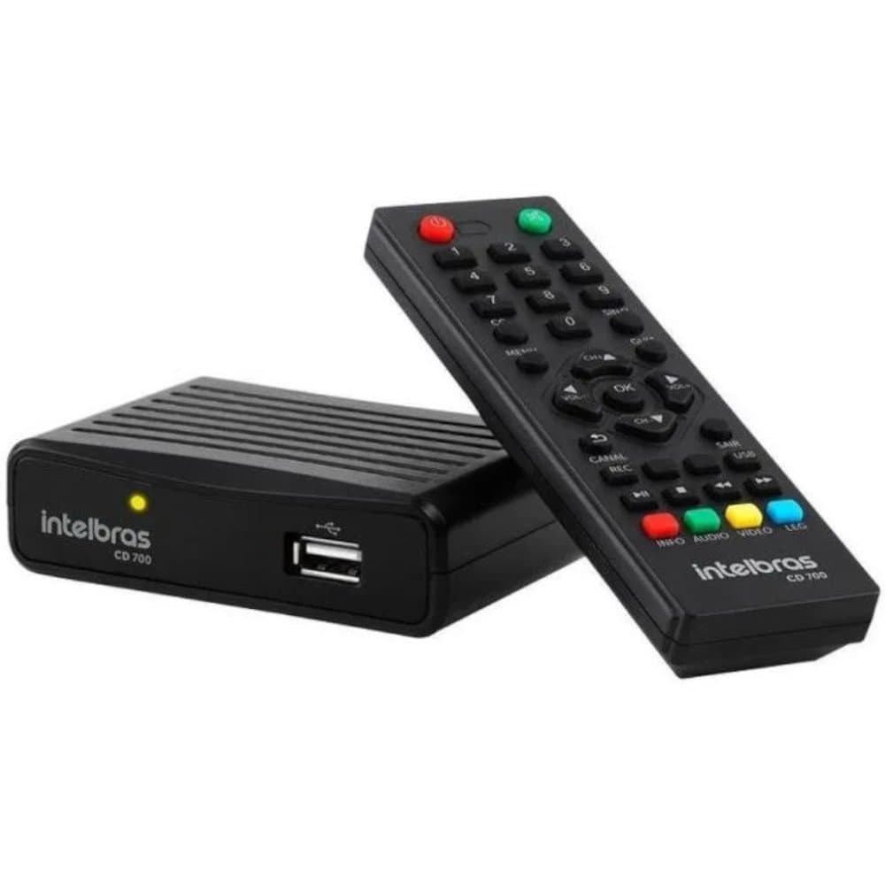 Conversor Digital de TV com Gravador de Conteudo CD 700 INTELBRAS-4140700