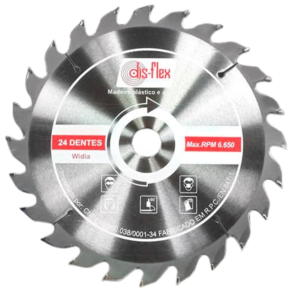 Disco de Serra Circular Widea 938 Pol 24 Dentes DISFLEX-34006