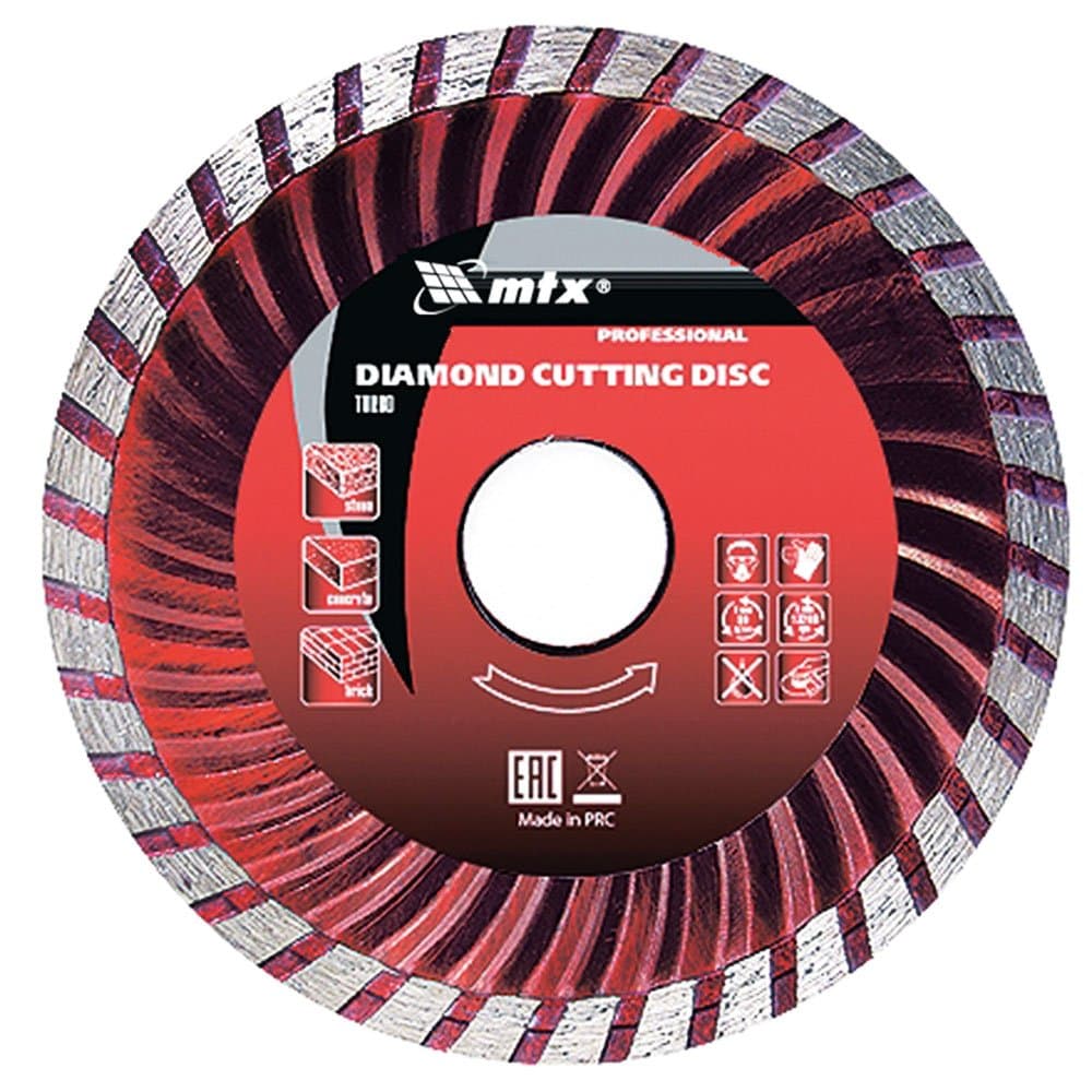Disco de Corte Diamantado Turbo 115x222mm Corte Seco MTX-731789