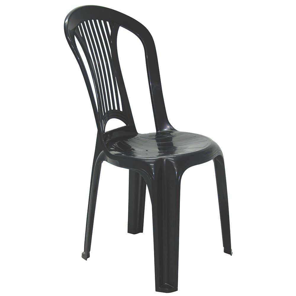 Cadeira Bistro Atlantida em Polipropileno Preta TRAMONTINA-92013009