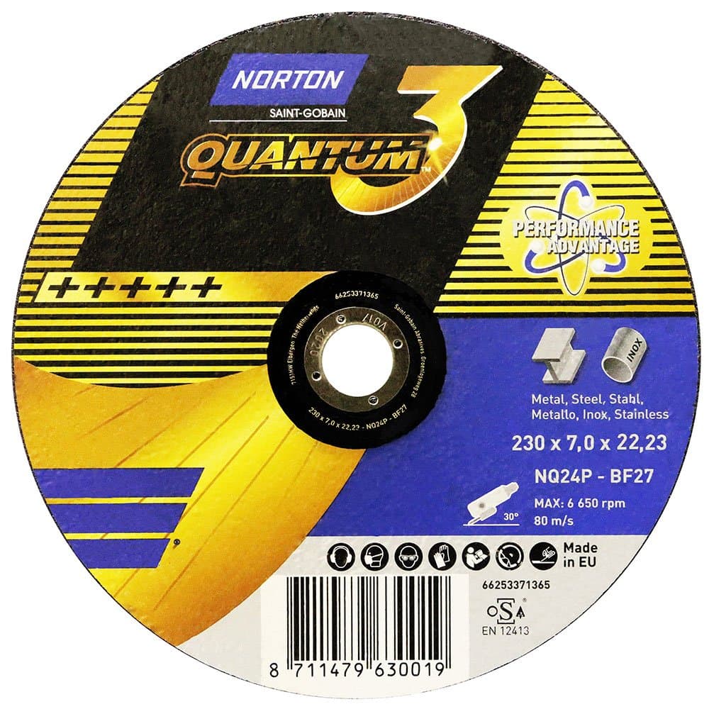 Disco de Desbaste Quantum 230x70x2223mm NORTON-66253371365
