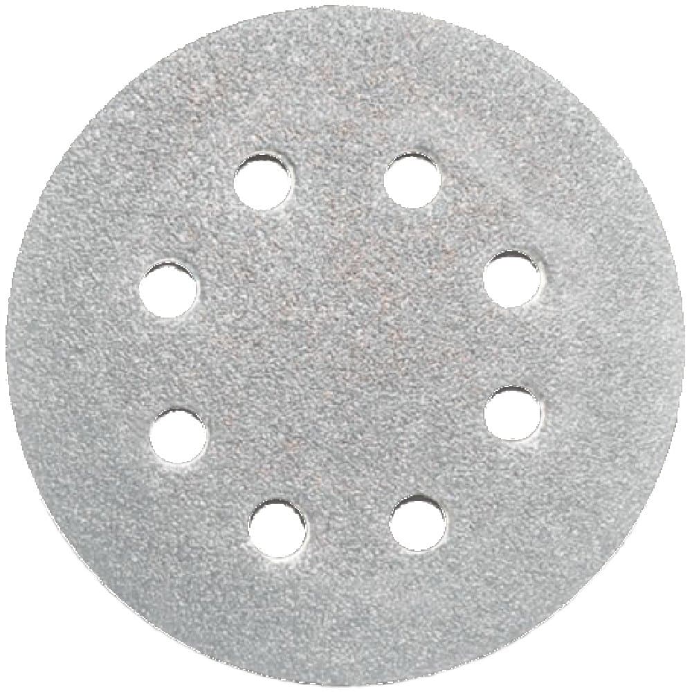 Discos de Lixa Pluma Branco AA120 125mm 8 Furos com 10 Unidades DISFLEX-08029