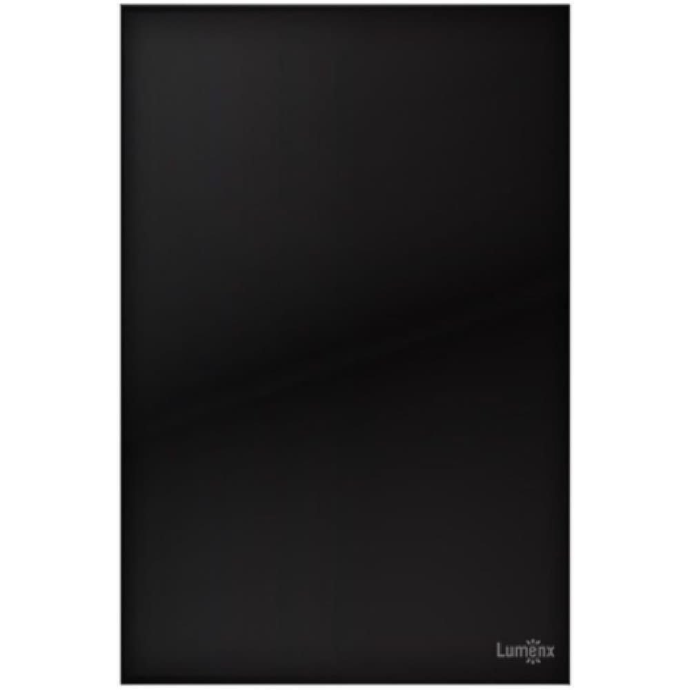 Placa Cega Glass em Acrilico Preto 4 x 2 LUMENX-TGPPC