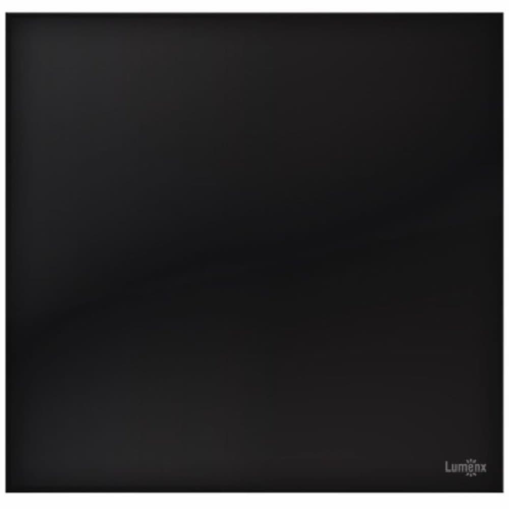 Placa Cega Glass em Acrilico Preto 4 x 4 LUMENX-TGPPC4X4