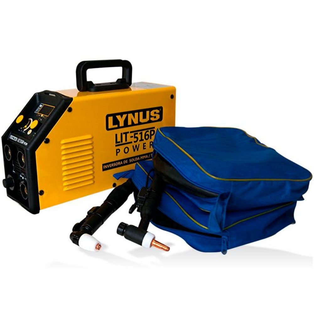 Maquina de Solda Inversora TIGMMA 160A CUT 40A 220V com Display Digital LYNUS-LIT-516P