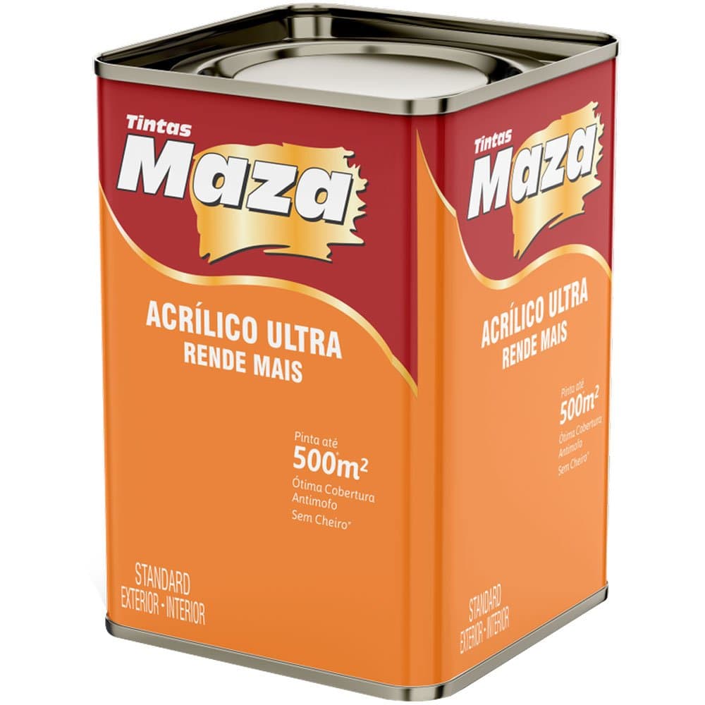 Tinta Acrilica Ultra Pessego Fosco 18L MAZA-521