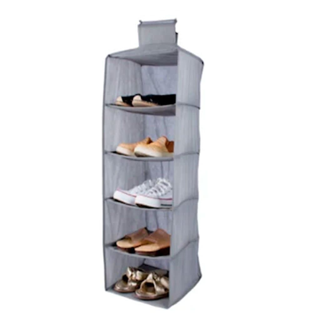 Organizador Suspenso Dobravel 30cm X 30cm X 75cm com 5 Divisoes UTIL-1431