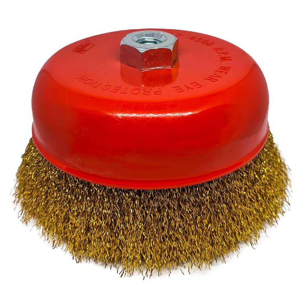Escova de Aco tipo Copo 6 Pol 150mm M-14 DISFLEX-32032