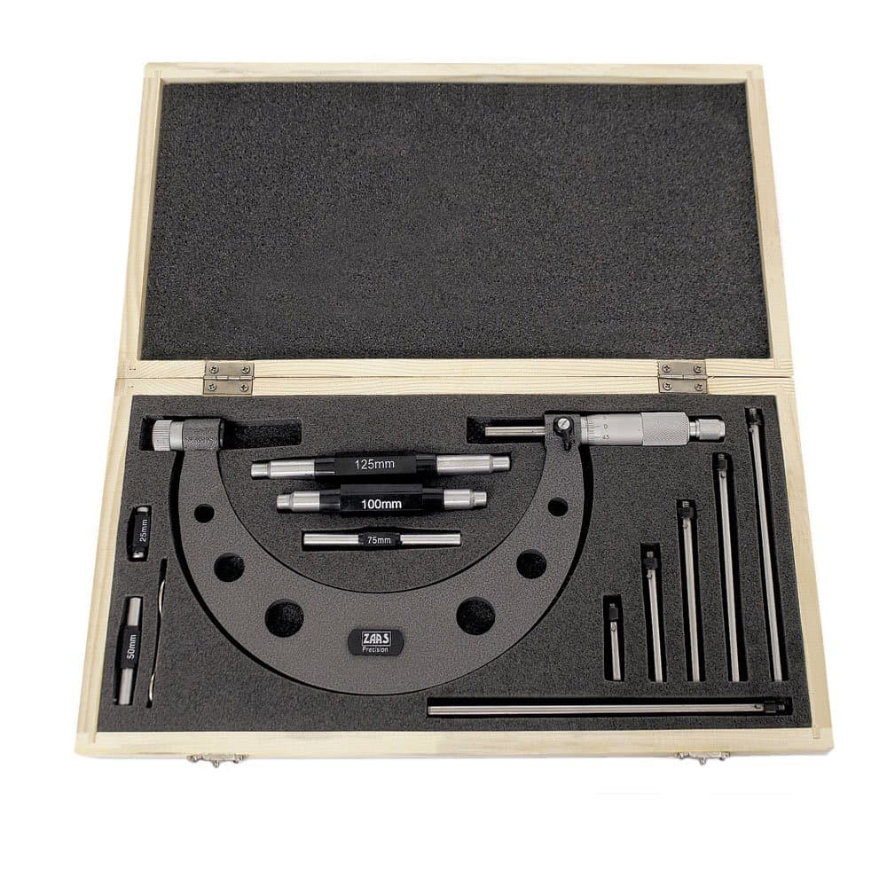 Micrometro Externo Intercambiavel 100 a 200mm com 4 Batentes ZAAS-20015