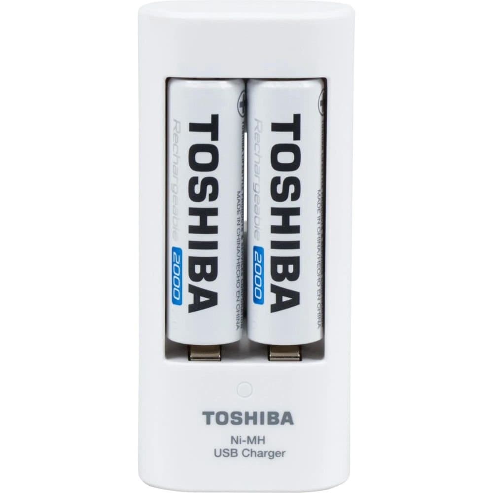 Carregador de Pilhas TNHC-6GME2CB com 2 Pilhas AA TOSHIBA-73204