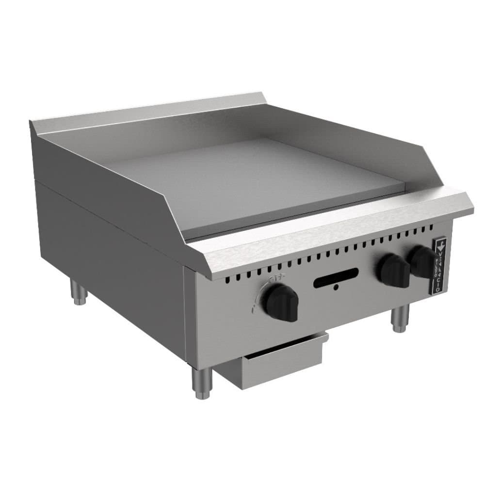 Chapa Manual Industrial de Mesa Prime 600mm a Gas VENANCIO-PCM060G-ME