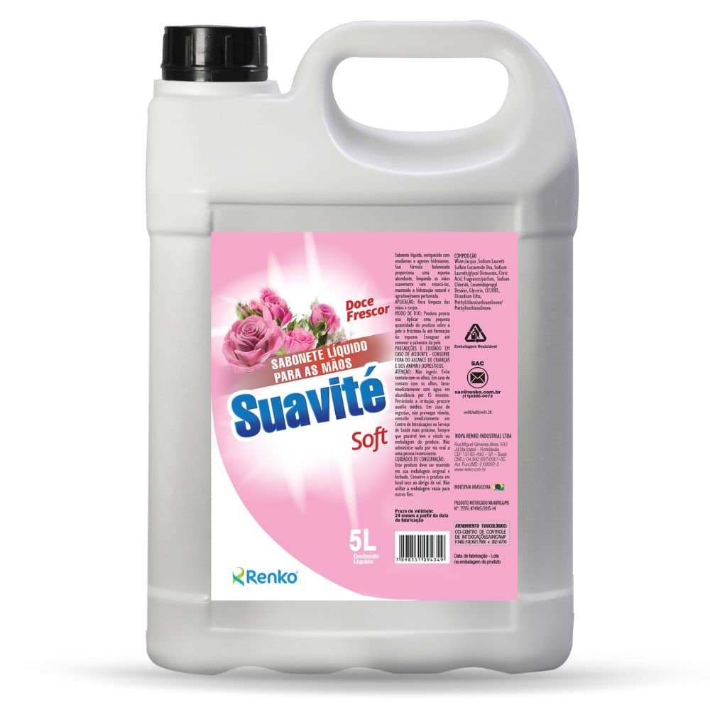 Suavite Sabonete Liquido Soft Doce Frescor 5 Litros RENKO-SSDF10