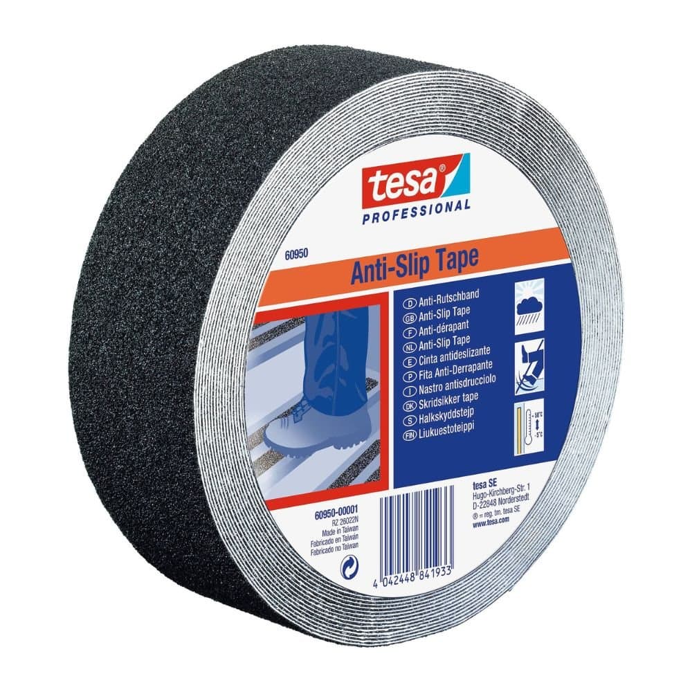 Fita Antiderrapante 25mmX5m Preta TESA-55587-00003-11