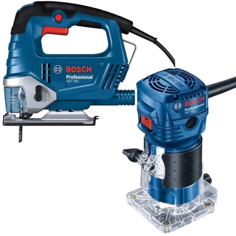 Serra Tico Tico GST-750 520W 220V com Tupia GKF-550 220V BOSCH-K8066
