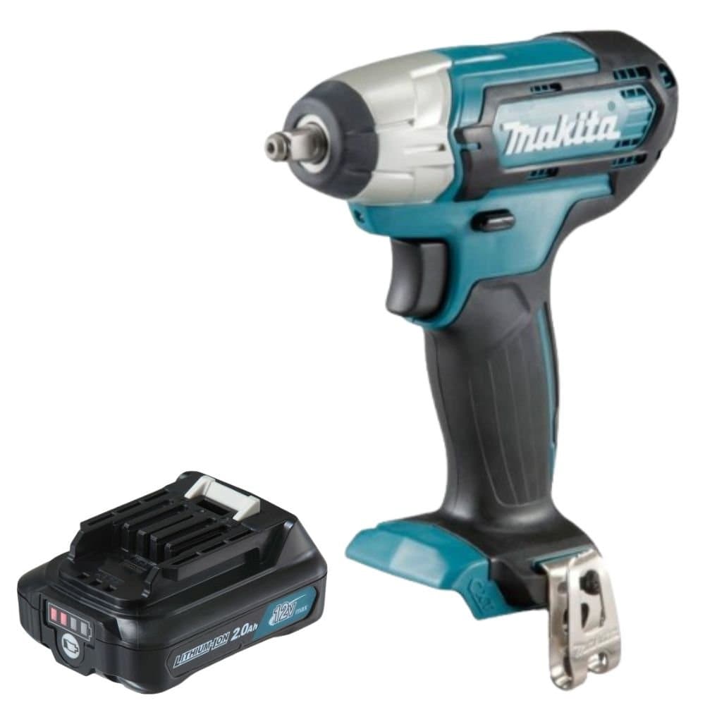 Combo Chave de Impacto 12 Pol 160 Nm 12V TW161DZ Bateria de Ions de Litio 12V 20Ah MAKITA-K9081